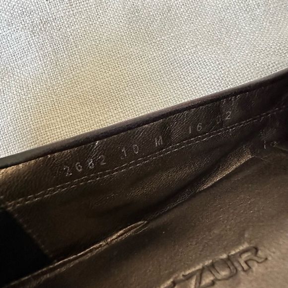 ROBERT ZUR Womens Driving Loafers Moccasins in Espresso Leather - Picture 11 of 12